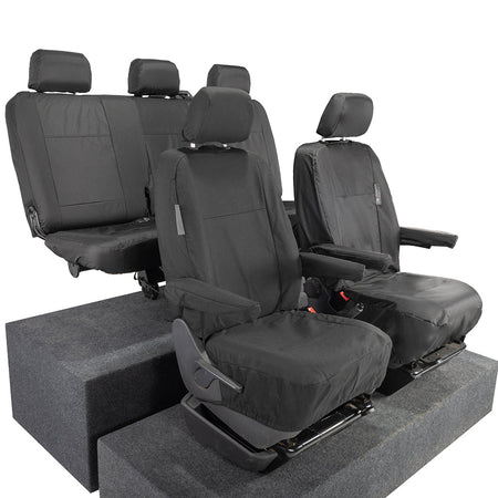 VW T6 / T6.1 Transporter Tailored PU Seat Covers (2015 Onwards) - UK Custom Covers