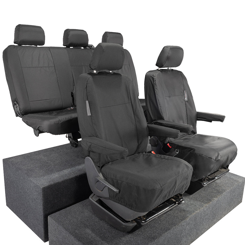 VW T5 / T5.1 Transporter Tailored PU Seat Covers (2003-2015) - UK Custom Covers