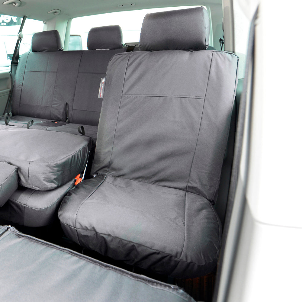 VW T6 / T6.1 Kombi Tailored PU Seat Covers (2015 Onwards) - UK Custom Covers