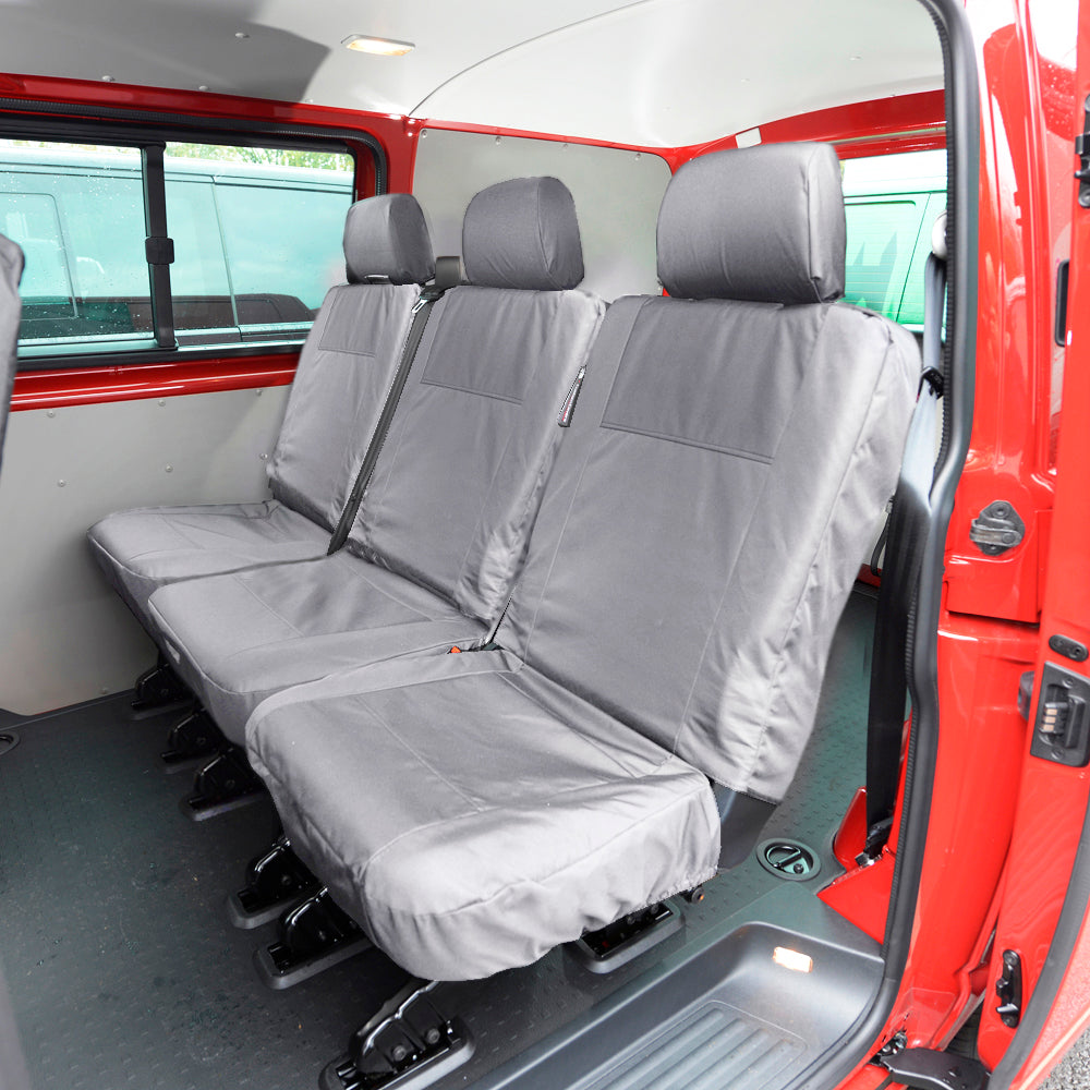 VW T6 / T6.1 Kombi Tailored PU Seat Covers (2015 Onwards) - UK Custom Covers