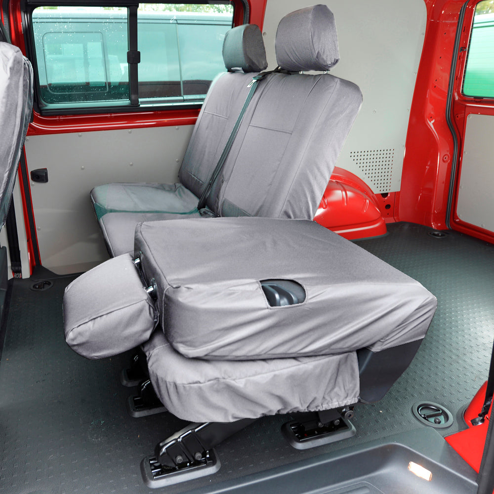 VW T6 / T6.1 Kombi Tailored PU Seat Covers (2015 Onwards) - UK Custom Covers