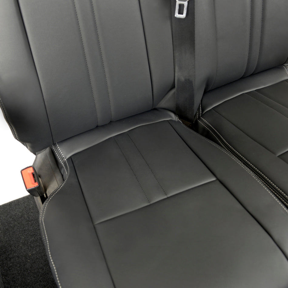 Ford Transit Custom Leatherette Seat Covers (2013-2023) Black