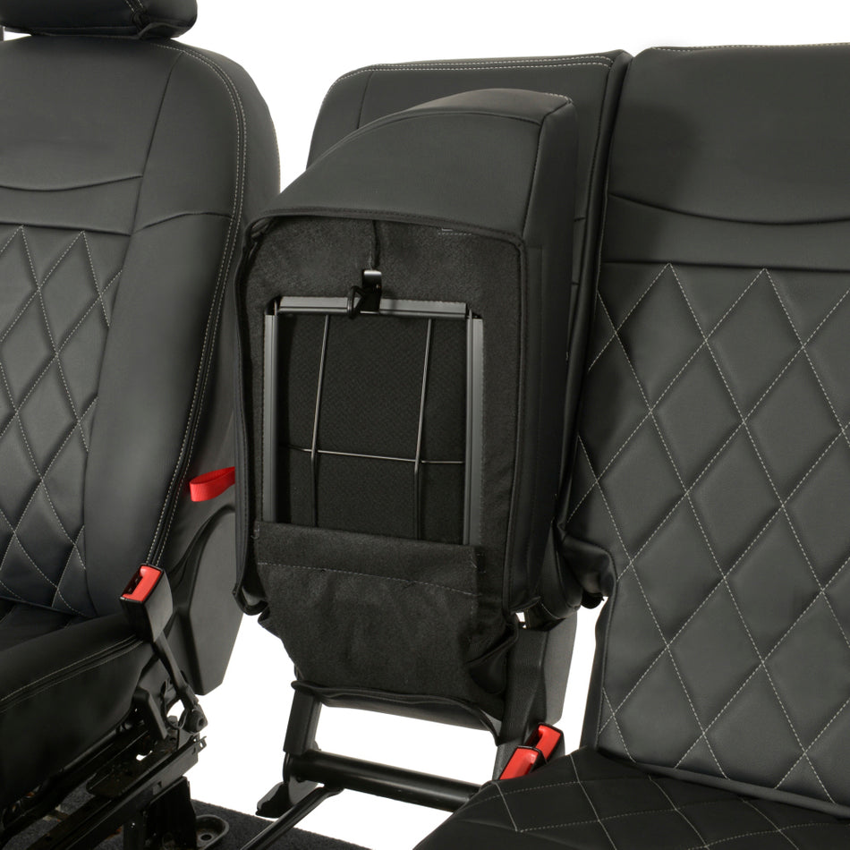 Ford Transit Connect Leatherette Front Seat Covers (2014 Onwards) Black