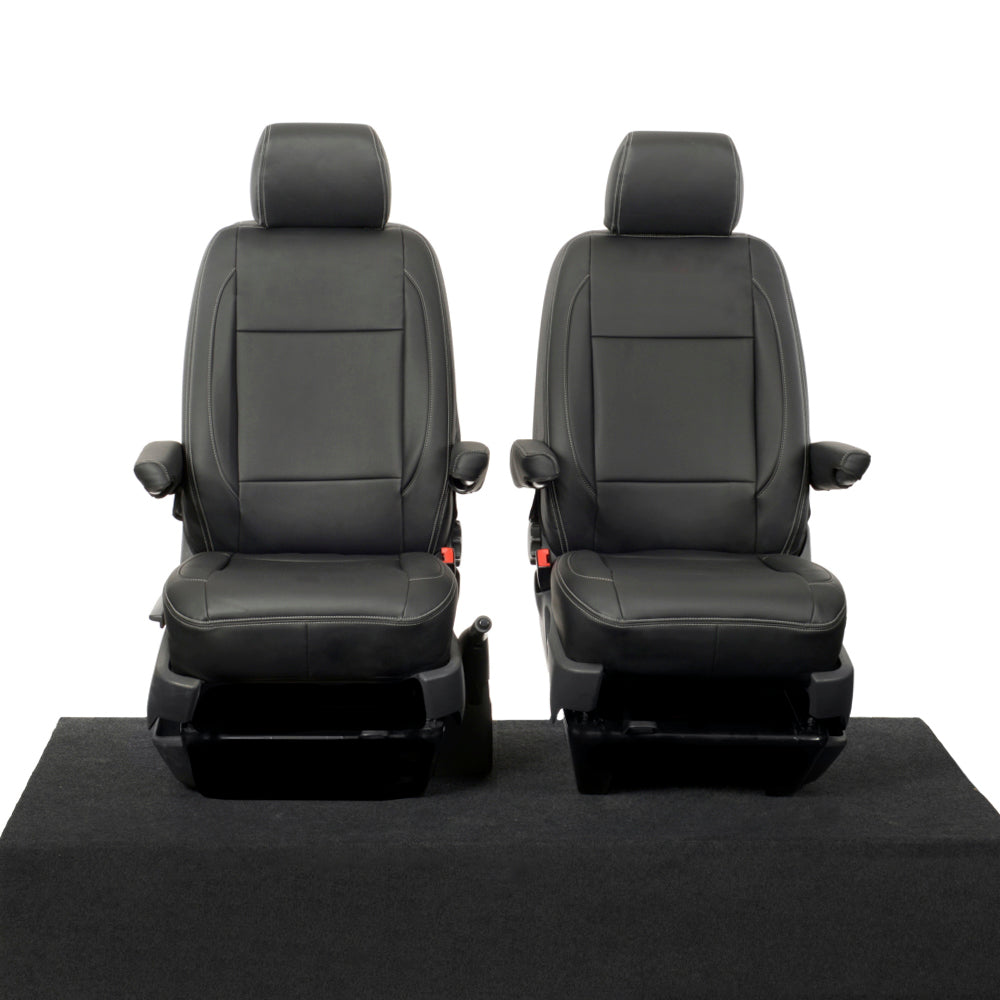 VW T6 / T6.1 Kombi Tailored Leatherette Seat Covers (2015 Onwards) - UK Custom Covers