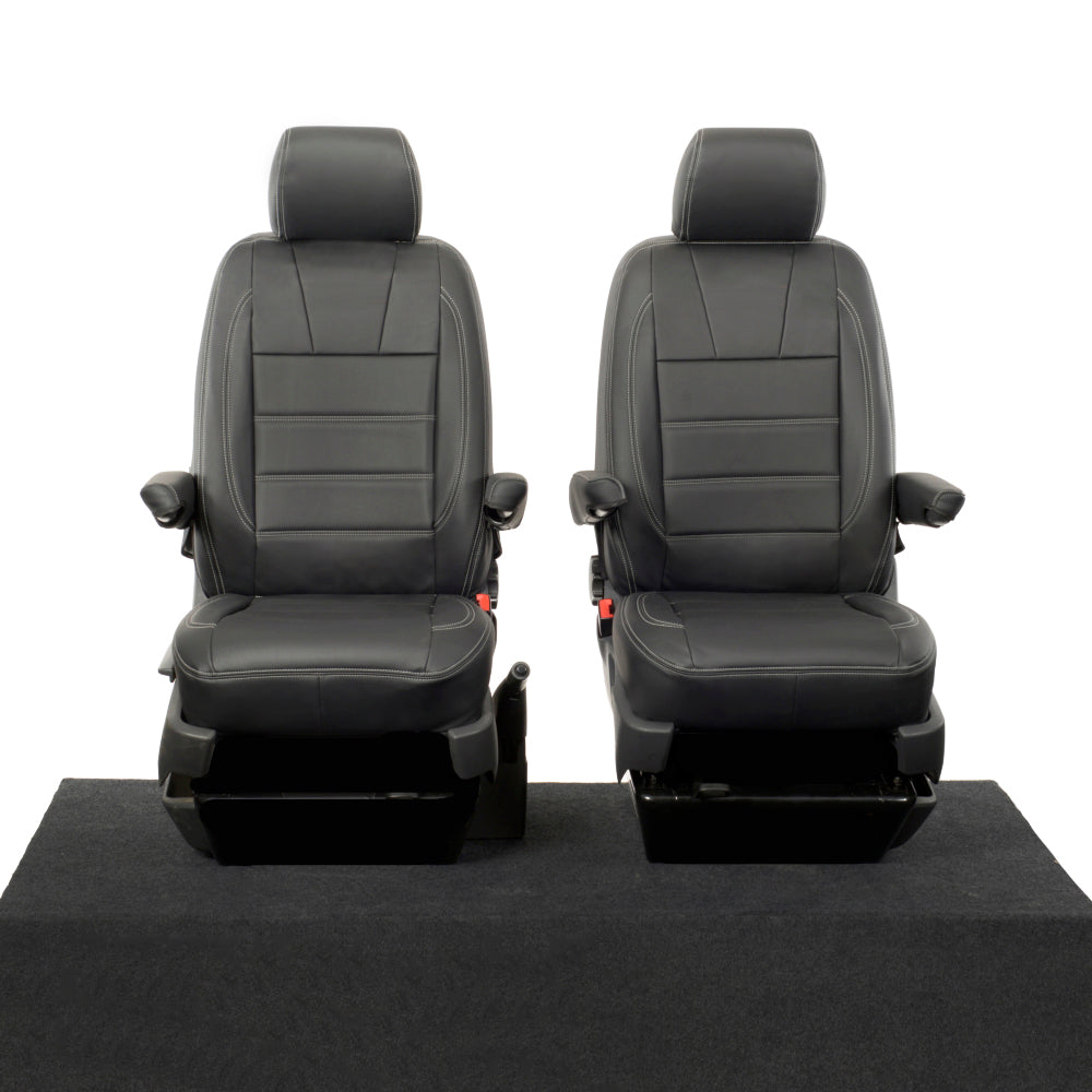 VW T5 / T5.1 Shuttle Tailored Leatherette Seat Covers (2003-2015) - UK Custom Covers