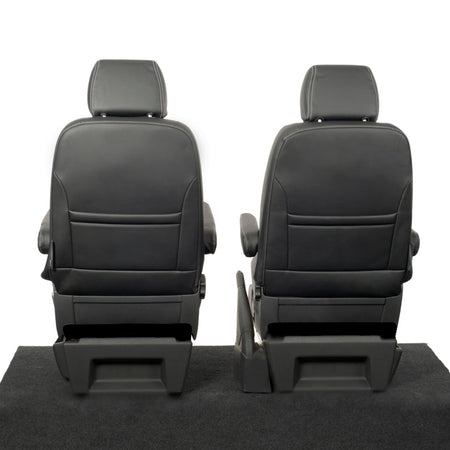 VW T6 / T6.1 Shuttle Tailored Leatherette Seat Covers (2015 Onwards) - UK Custom Covers