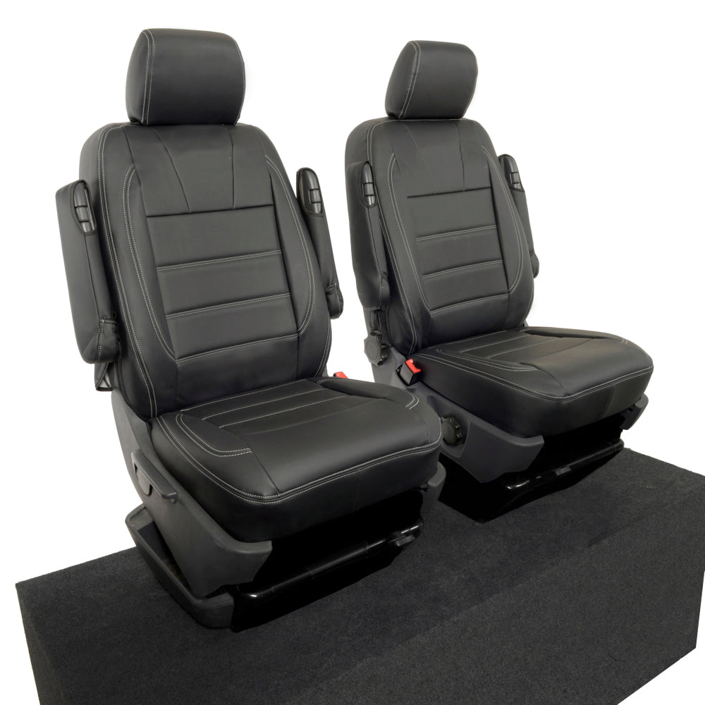 VW T5 / T5.1 Kombi Tailored Leatherette Seat Covers (2003-2015) - UK Custom Covers