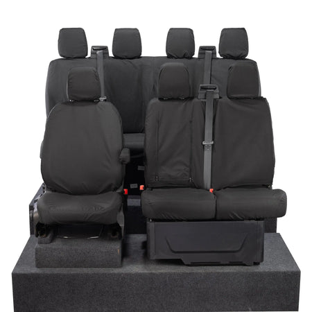 Ford Transit Van Seat Covers (Inc E-Transit) Cotton-Backed PU UK Custom Covers