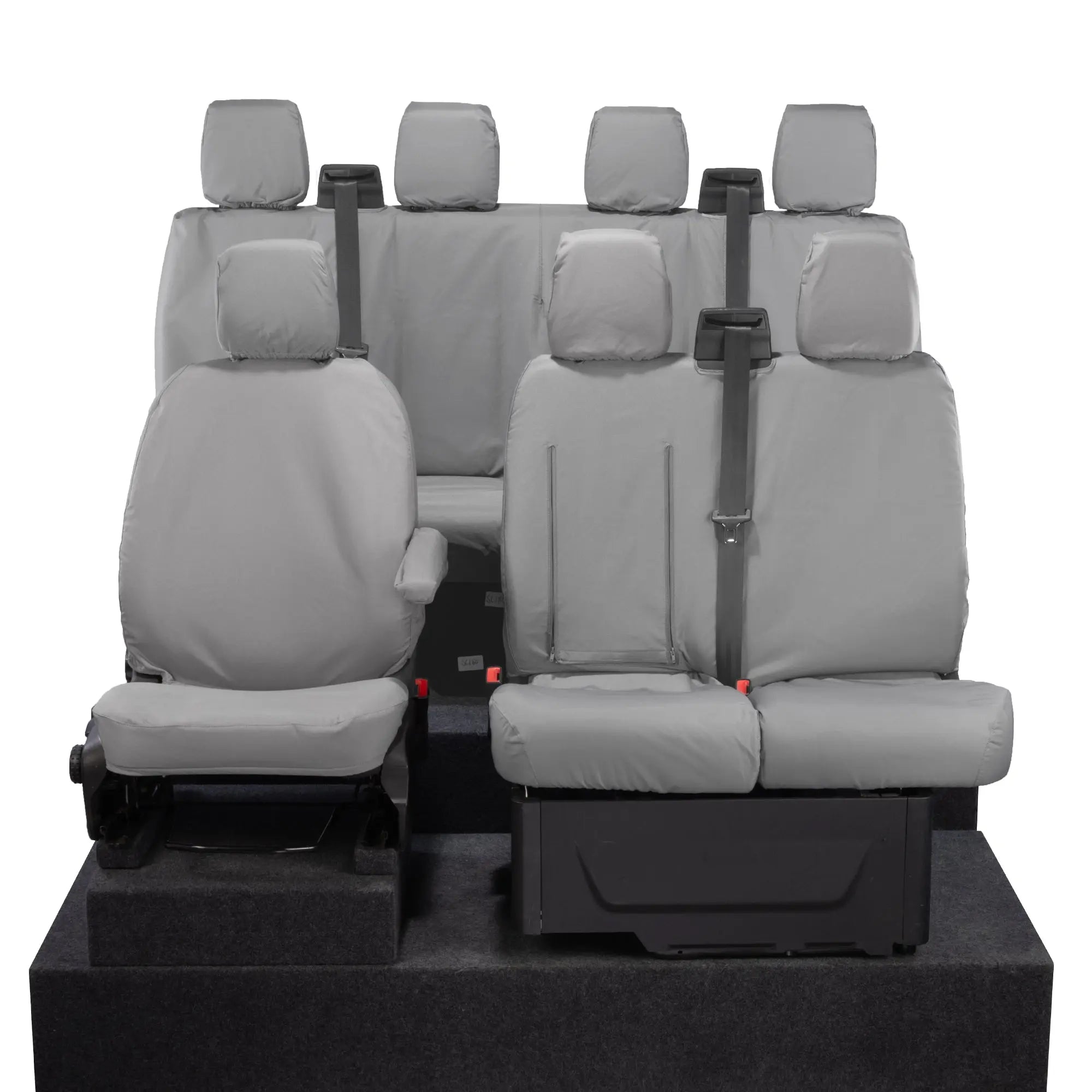 Ford Transit Van Seat Covers (Inc E-Transit) Cotton-Backed PU UK Custom Covers