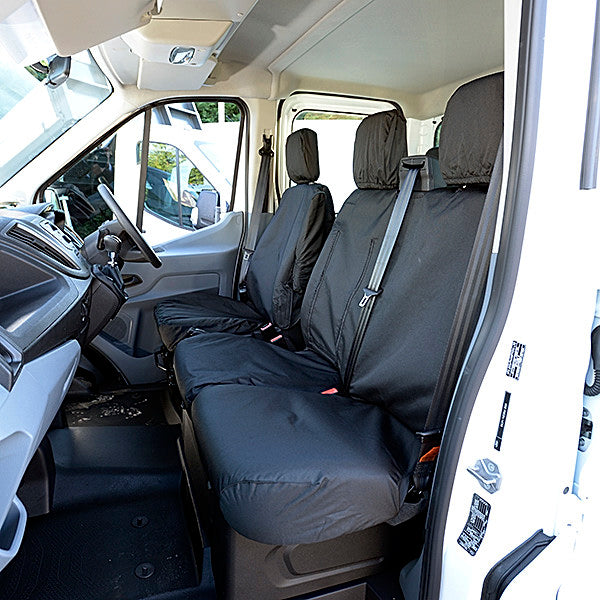 Ford Transit Van (Inc E-Transit) Tailored PU Seat Covers - UK Custom Covers