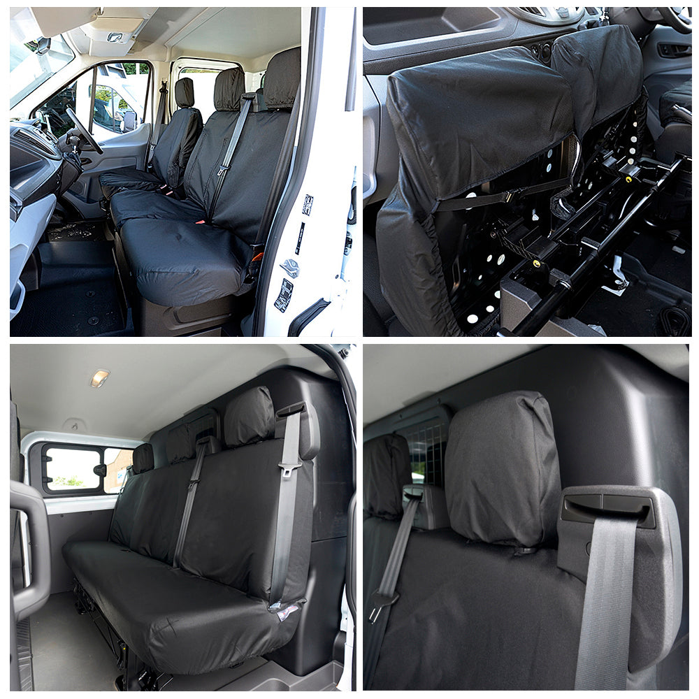 Ford Transit Van (Inc E-Transit) Tailored PU Seat Covers - UK Custom Covers