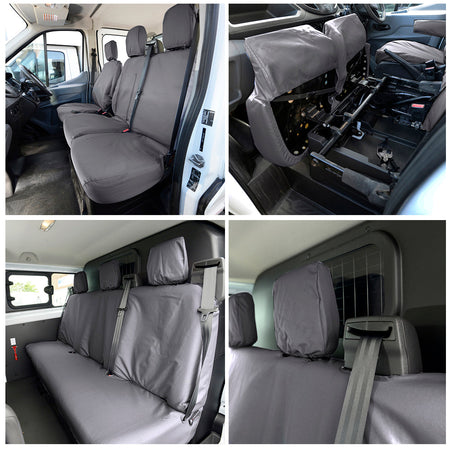 Ford Transit Van (Inc E-Transit) Tailored PU Seat Covers - UK Custom Covers