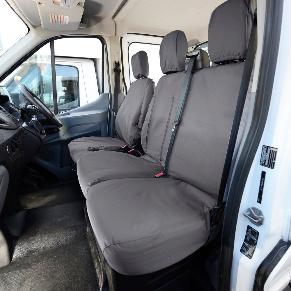 Ford Transit Van (Inc E-Transit) Tailored PU Seat Covers - UK Custom Covers