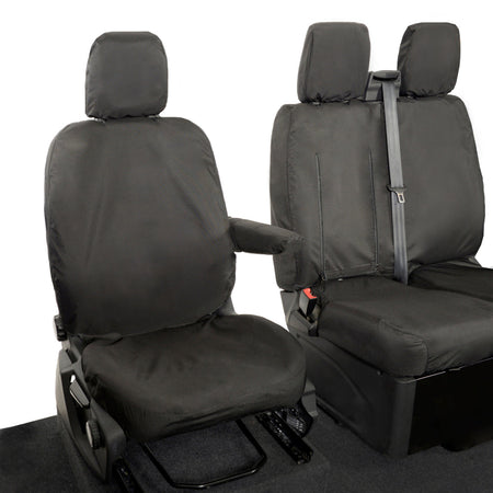 Ford Transit Van (Inc E-Transit) Tailored PU Seat Covers - UK Custom Covers