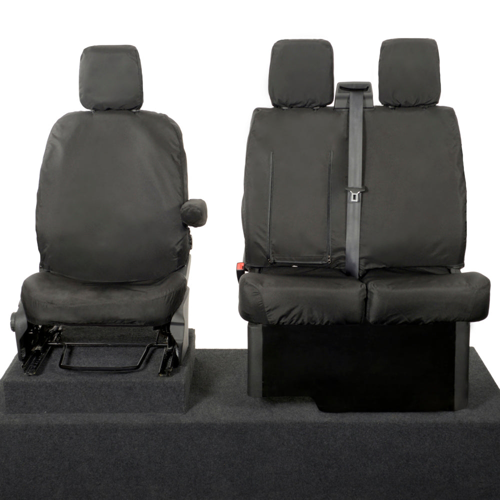 Ford Transit Van (Inc E-Transit) Tailored PU Seat Covers - UK Custom Covers