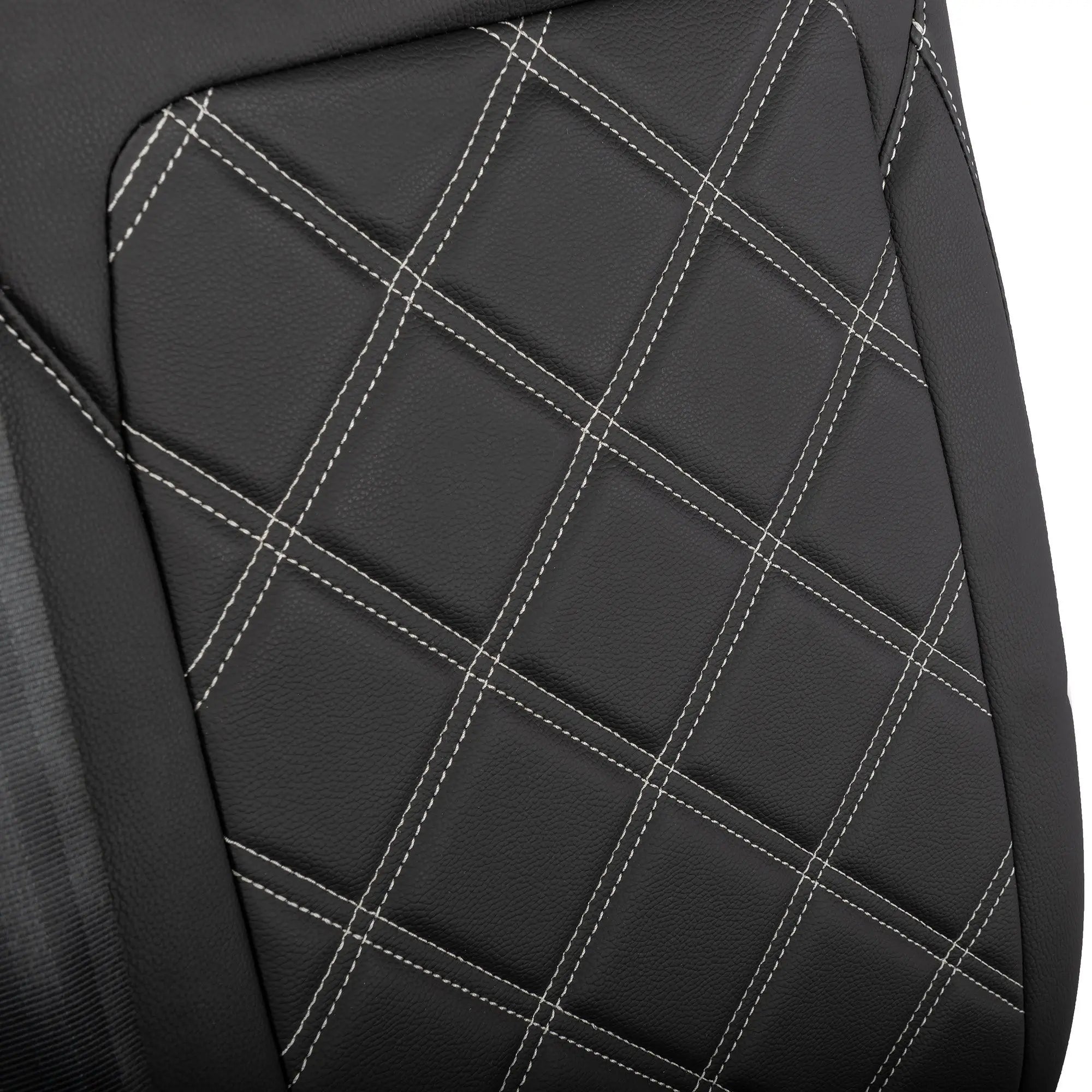 Ford Transit Custom Seat Covers Tailored Leatherette (2023+) UK Custom Covers
