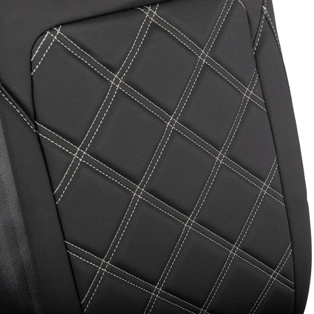 Ford Transit Custom Seat Covers Tailored Leatherette (2023+) UK Custom Covers