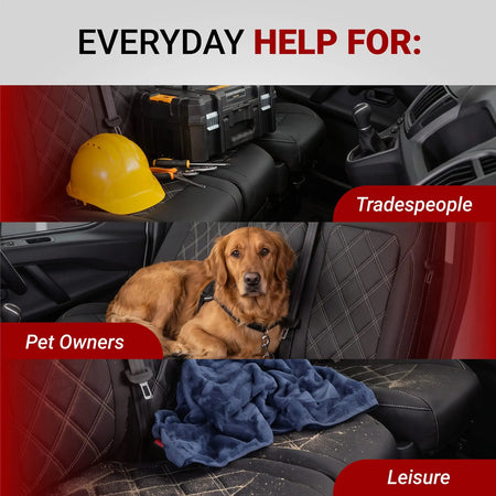 VW Crafter Seat Covers Tailored Leatherette UK Custom Covers