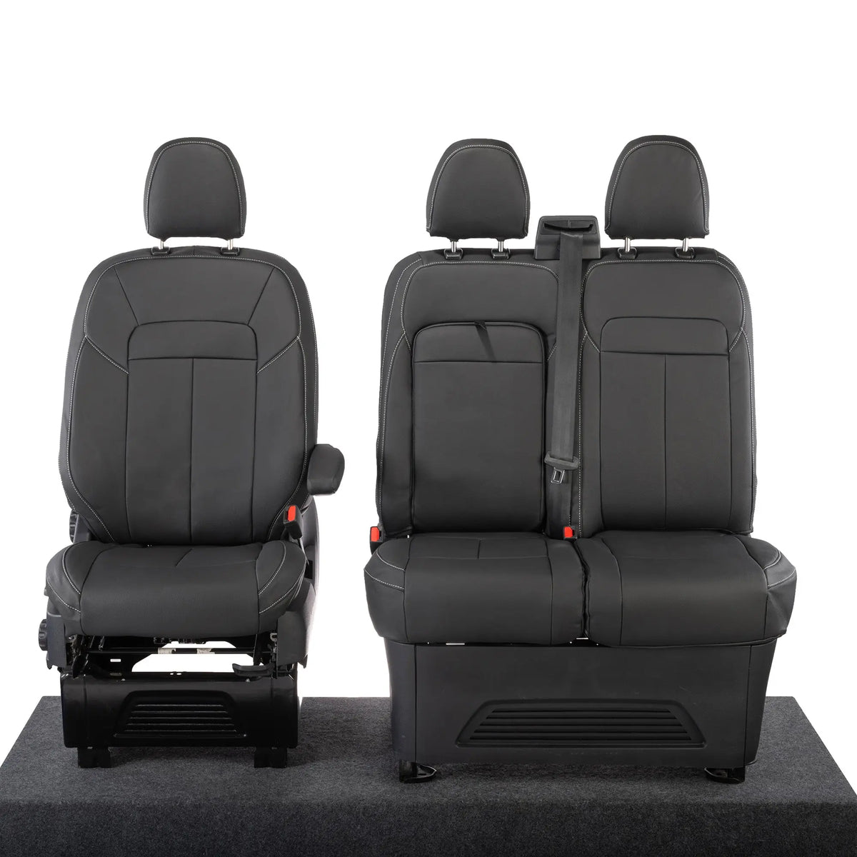 Ford Transit Custom Seat Covers Tailored Leatherette (2023+) UK Custom Covers