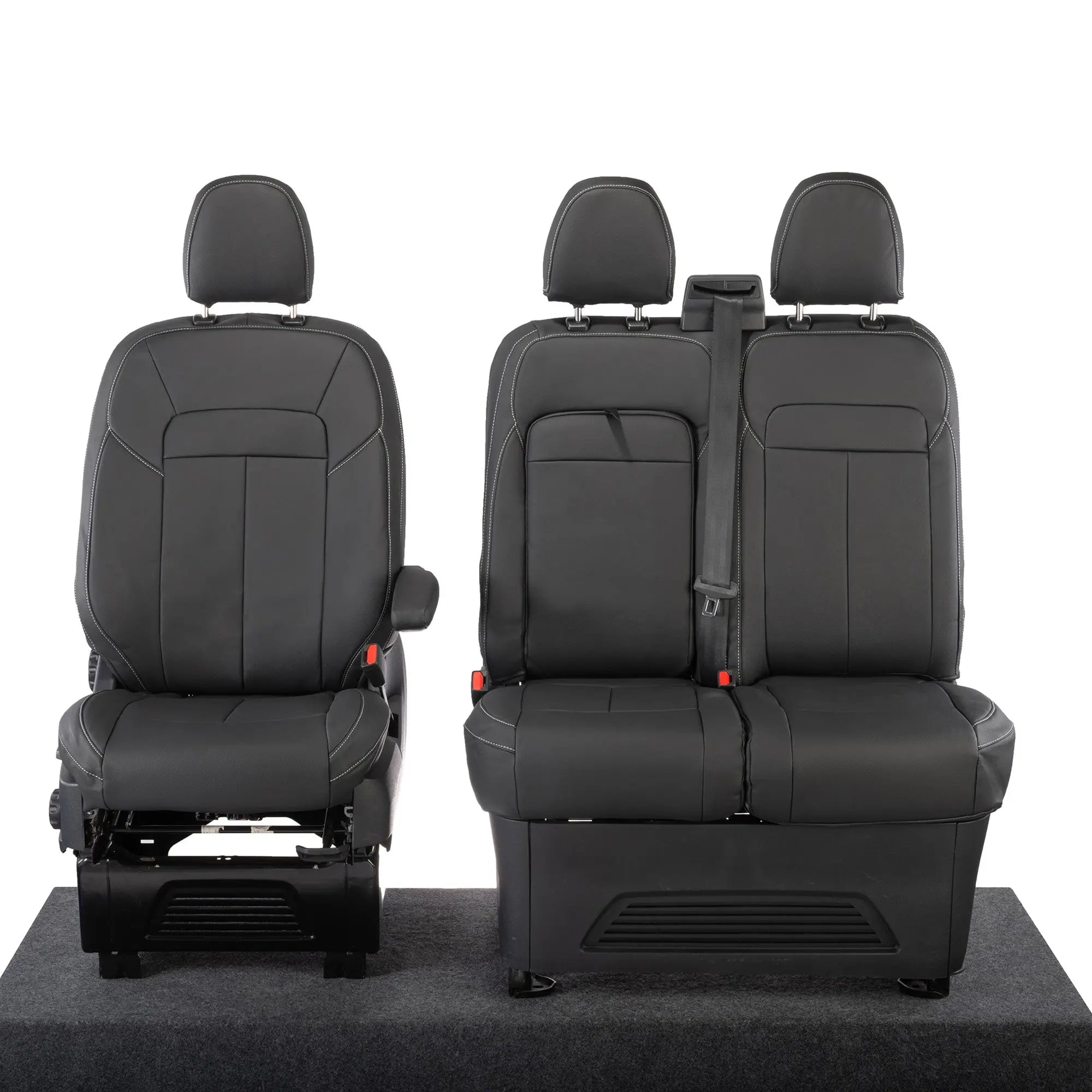 Ford Transit Custom Seat Covers Tailored Leatherette (2023+) UK Custom Covers