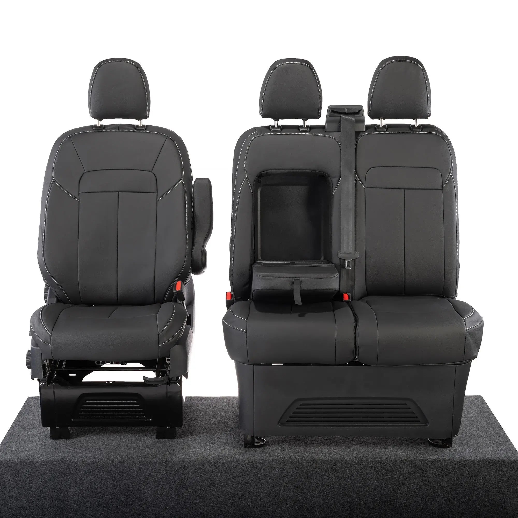 Ford Transit Custom Seat Covers Tailored Leatherette (2023+) UK Custom Covers