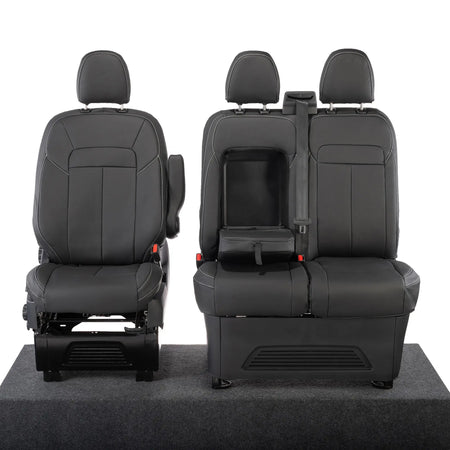 Ford Transit Custom Seat Covers Tailored Leatherette (2023+) UK Custom Covers
