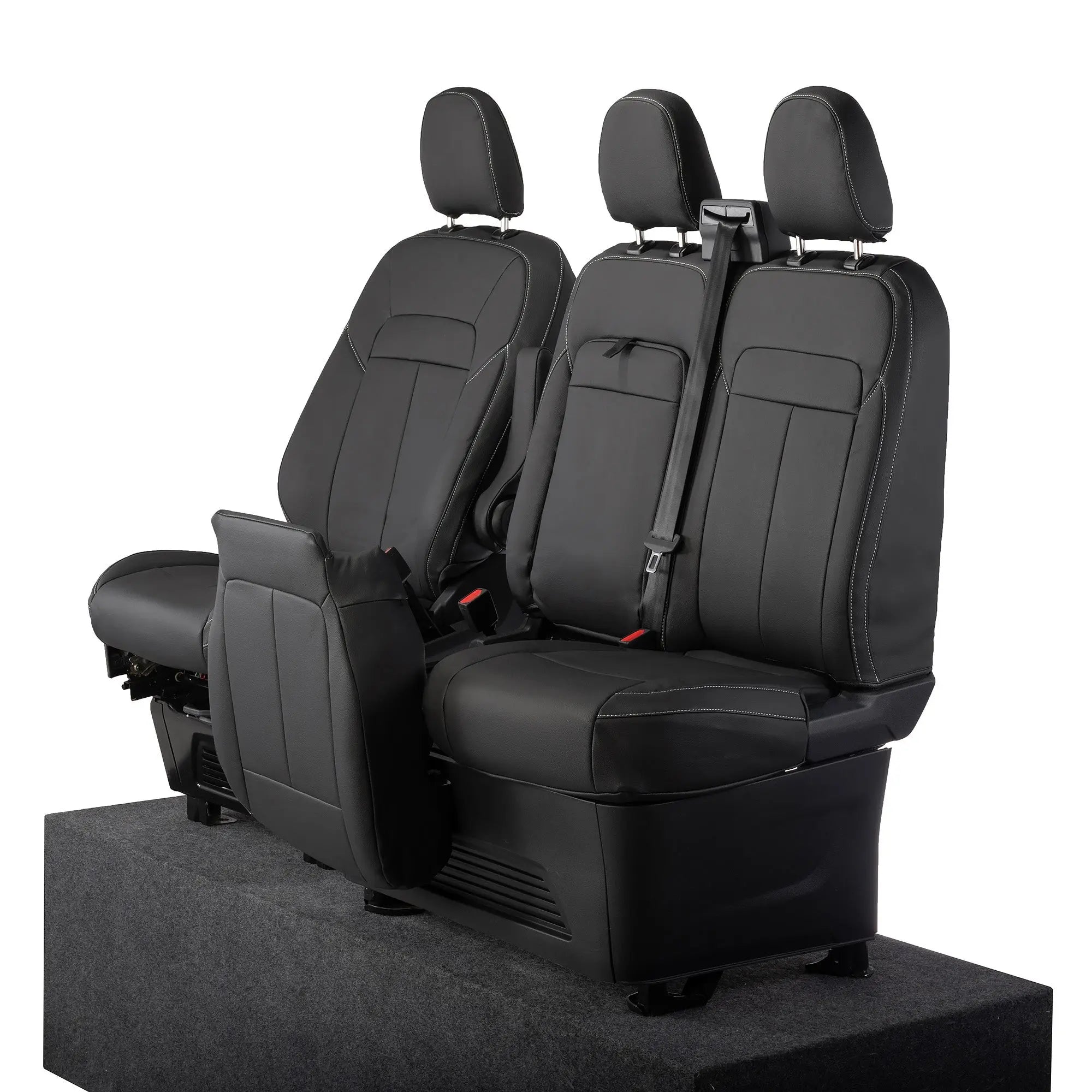 Ford Transit Custom Seat Covers Tailored Leatherette (2023+) UK Custom Covers