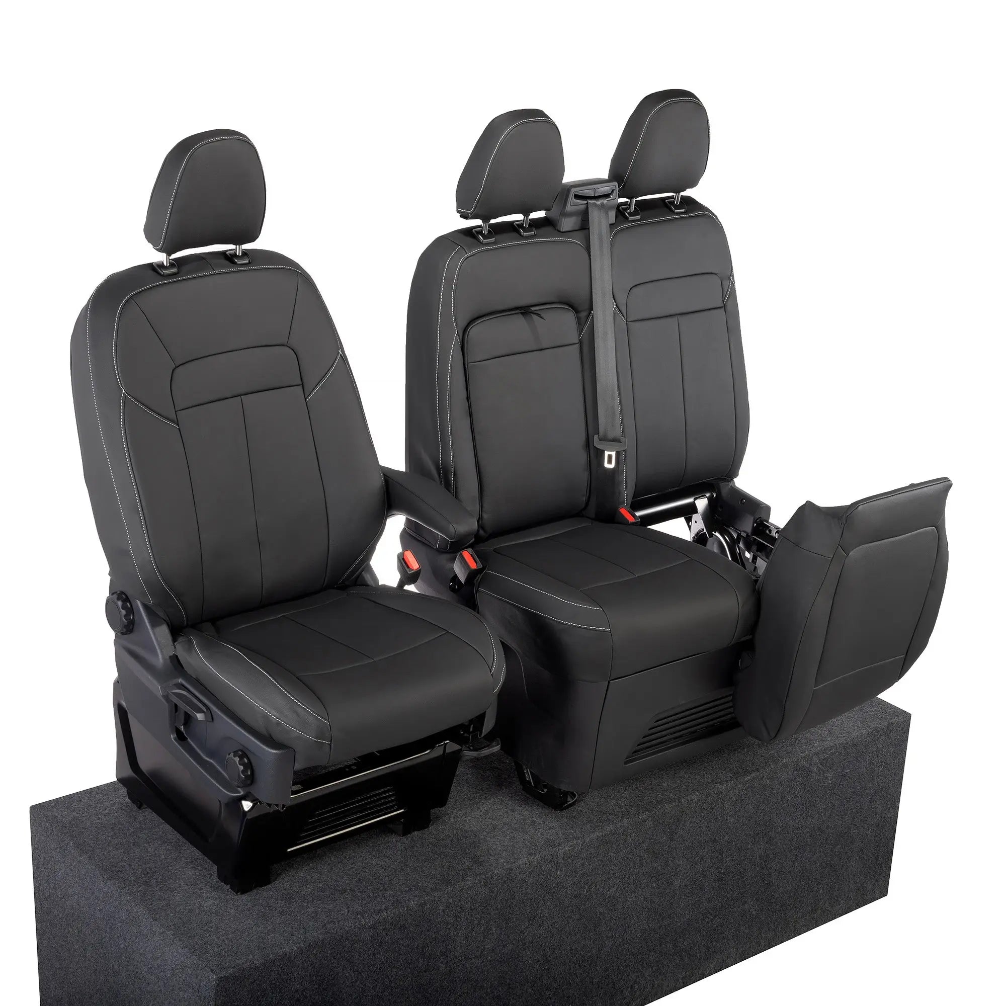Ford Transit Custom Seat Covers Tailored Leatherette (2023+) UK Custom Covers