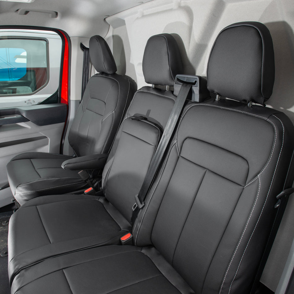 Ford Transit Custom Seat Covers Tailored Leatherette (2023+)