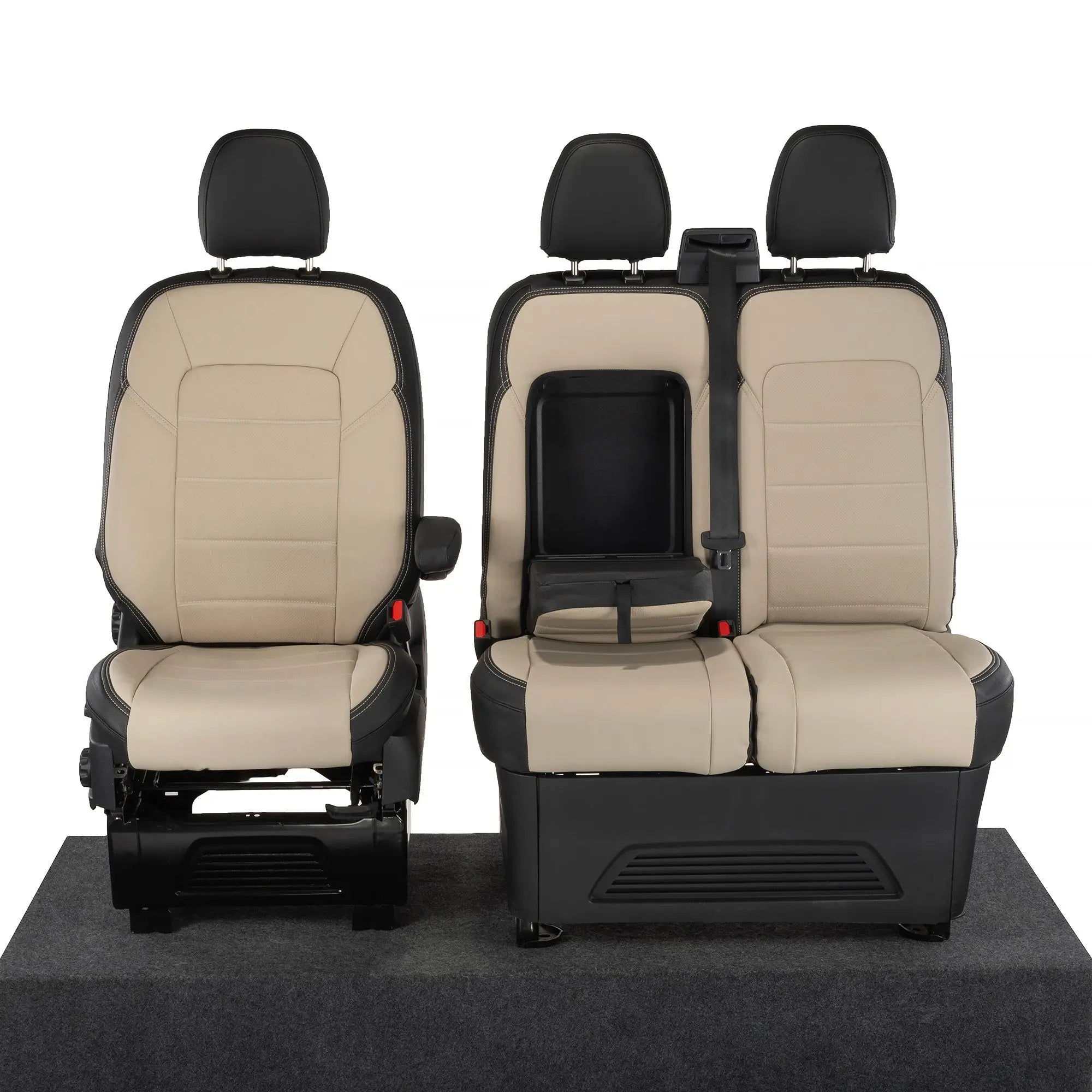 Ford Transit Custom Seat Covers Tailored Leatherette (2023+) UK Custom Covers