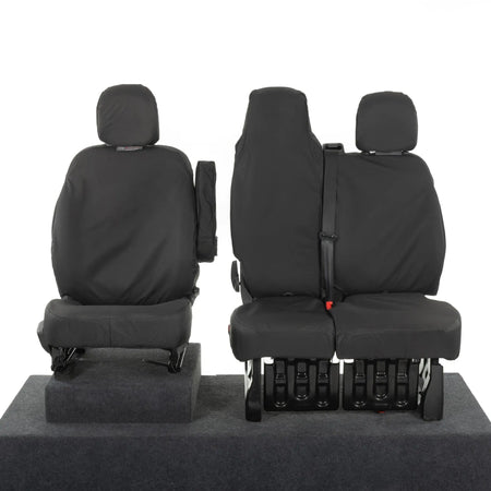 Renault Trafic Seat Covers Cotton-Backed PU UK Custom Covers