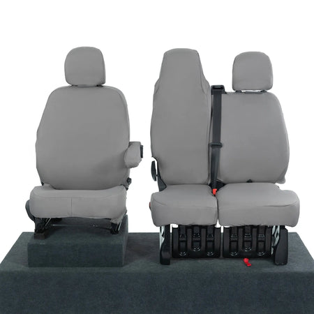 Renault Trafic Seat Covers Cotton-Backed PU UK Custom Covers
