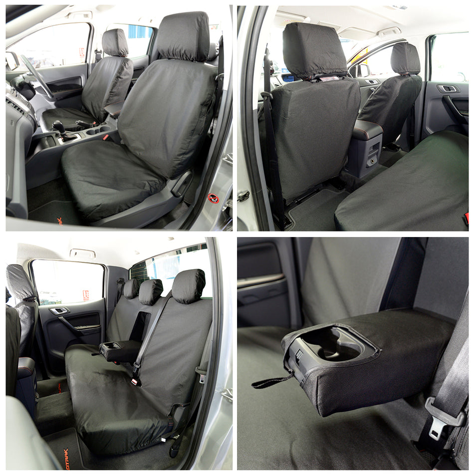 Ford Ranger Limited Seat Covers (2012 Onwards) Black