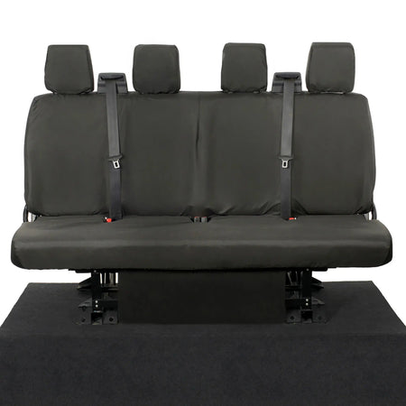 Ford Transit Van Seat Covers (Inc E-Transit) Cotton-Backed PU UK Custom Covers