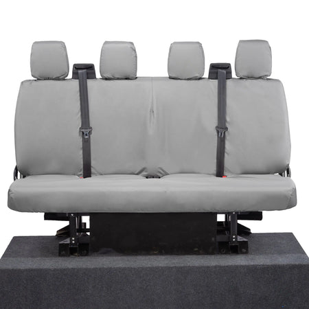 Ford Transit Van Seat Covers (Inc E-Transit) Cotton-Backed PU UK Custom Covers