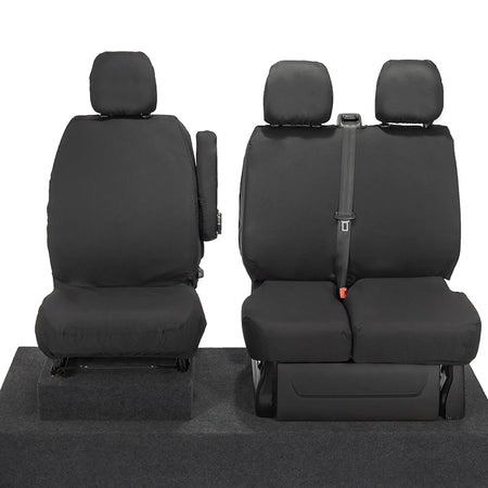 Renault Trafic Seat Covers Cotton-Backed PU UK Custom Covers