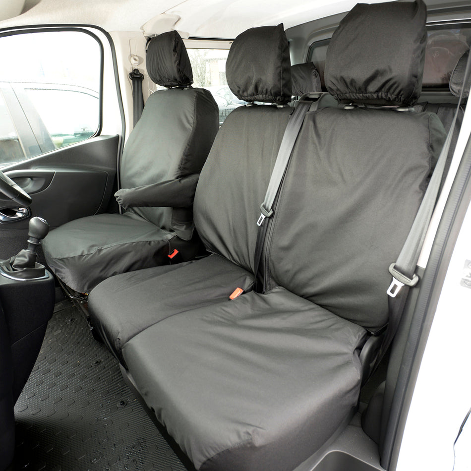 Vauxhall Vivaro Double Cab Seat Covers (2014-2019)