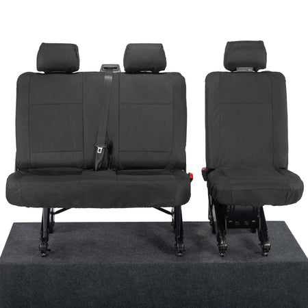 VW T6 / T6.1 Transporter Tailored PU Seat Covers (2015 Onwards) - UK Custom Covers