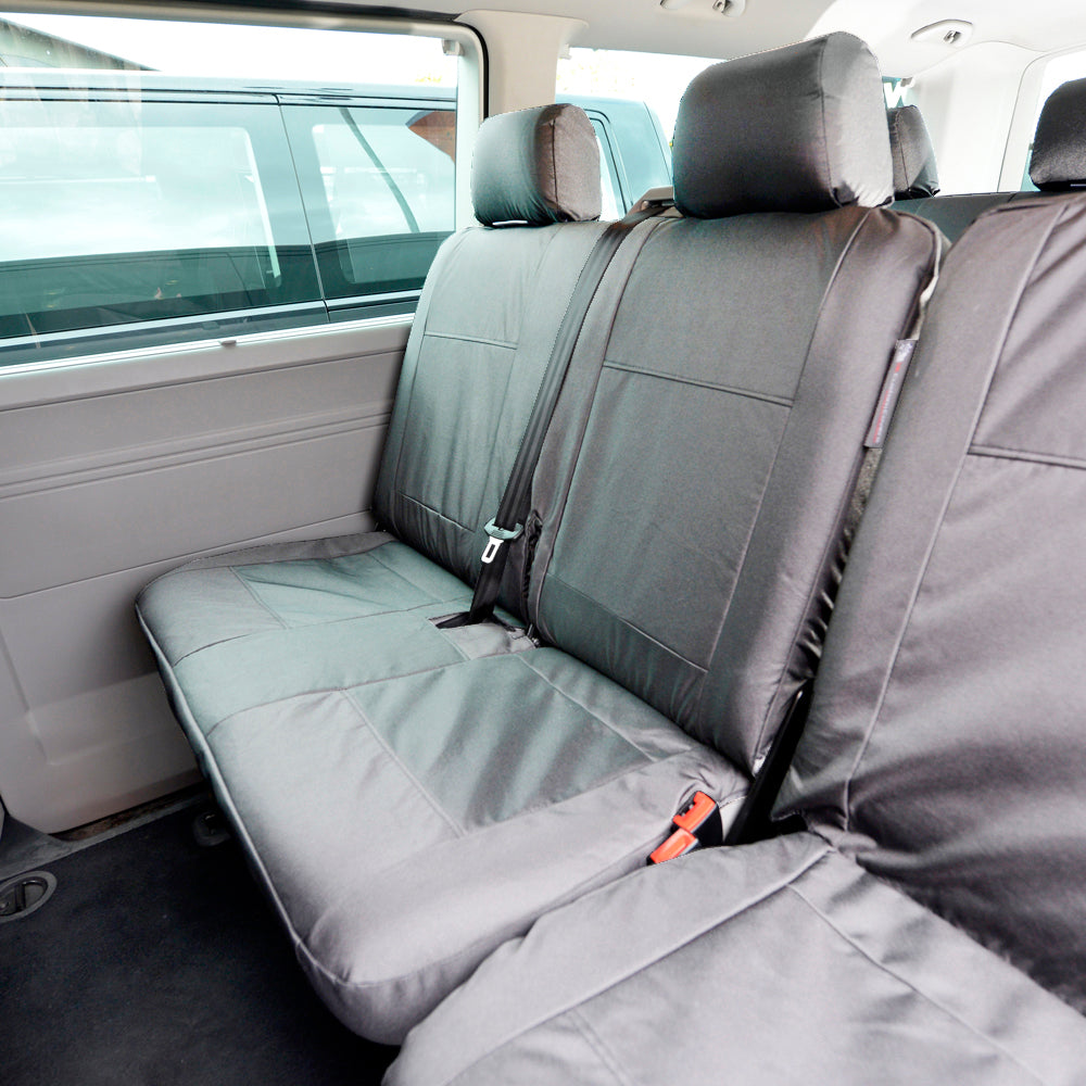 VW T6 / T6.1 Transporter Tailored PU Seat Covers (2015 Onwards) - UK Custom Covers