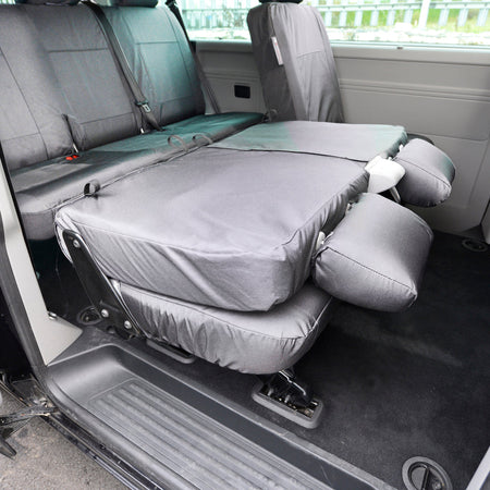 VW T6 / T6.1 Transporter Tailored PU Seat Covers (2015 Onwards) - UK Custom Covers