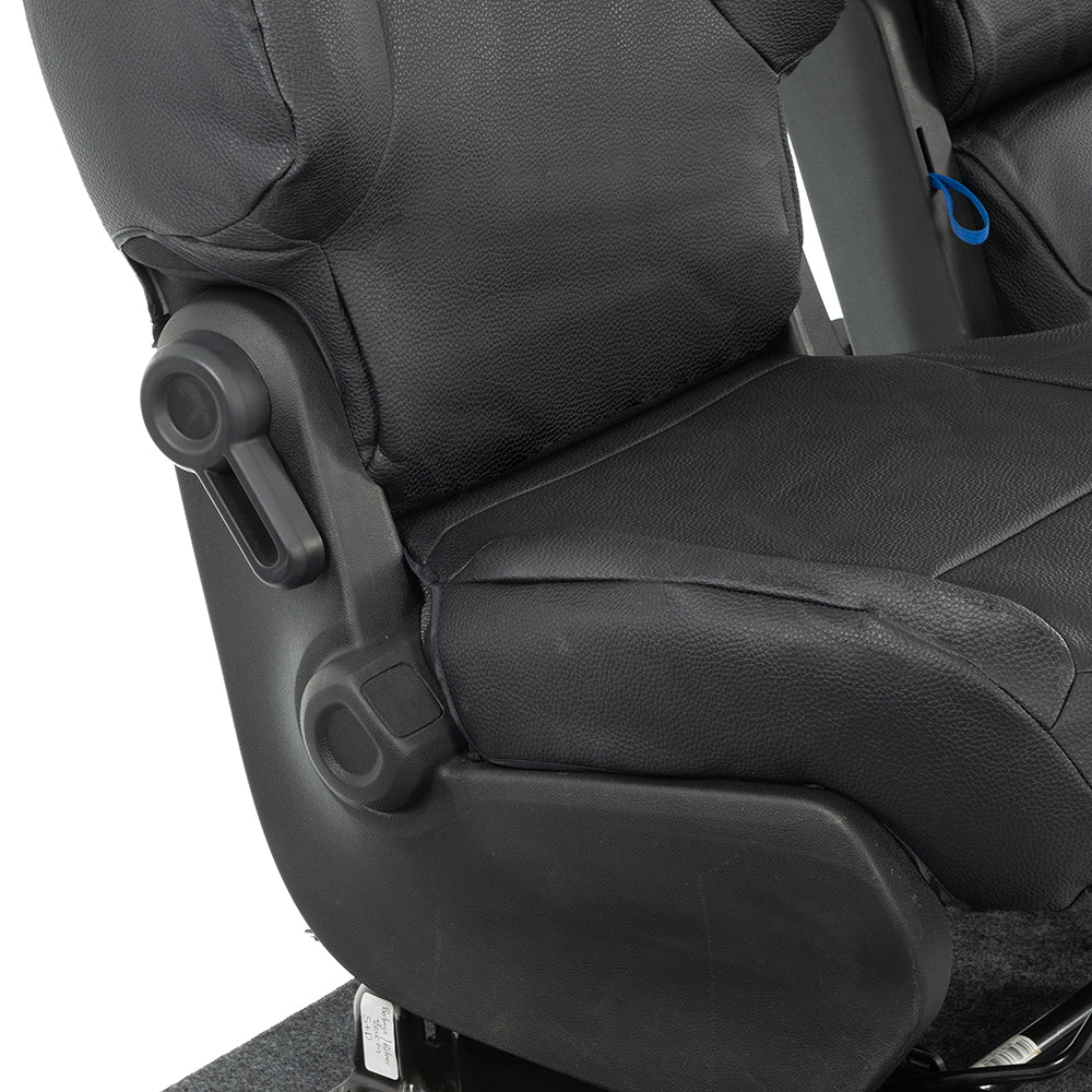 Peugeot Partner Tailored Leatherette Seat Covers - Black - UK Custom Covers