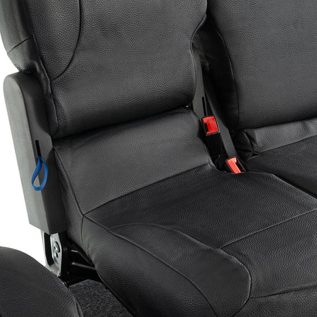 Peugeot Partner Tailored Leatherette Seat Covers - Black - UK Custom Covers