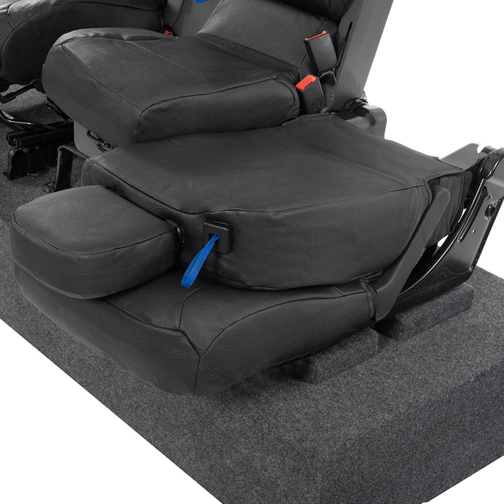 Peugeot Partner Tailored Leatherette Seat Covers - Black - UK Custom Covers