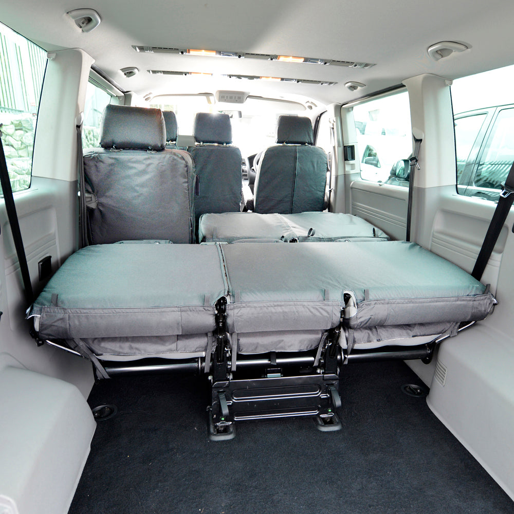 VW T6 / T6.1 Transporter Tailored PU Seat Covers (2015 Onwards) - UK Custom Covers