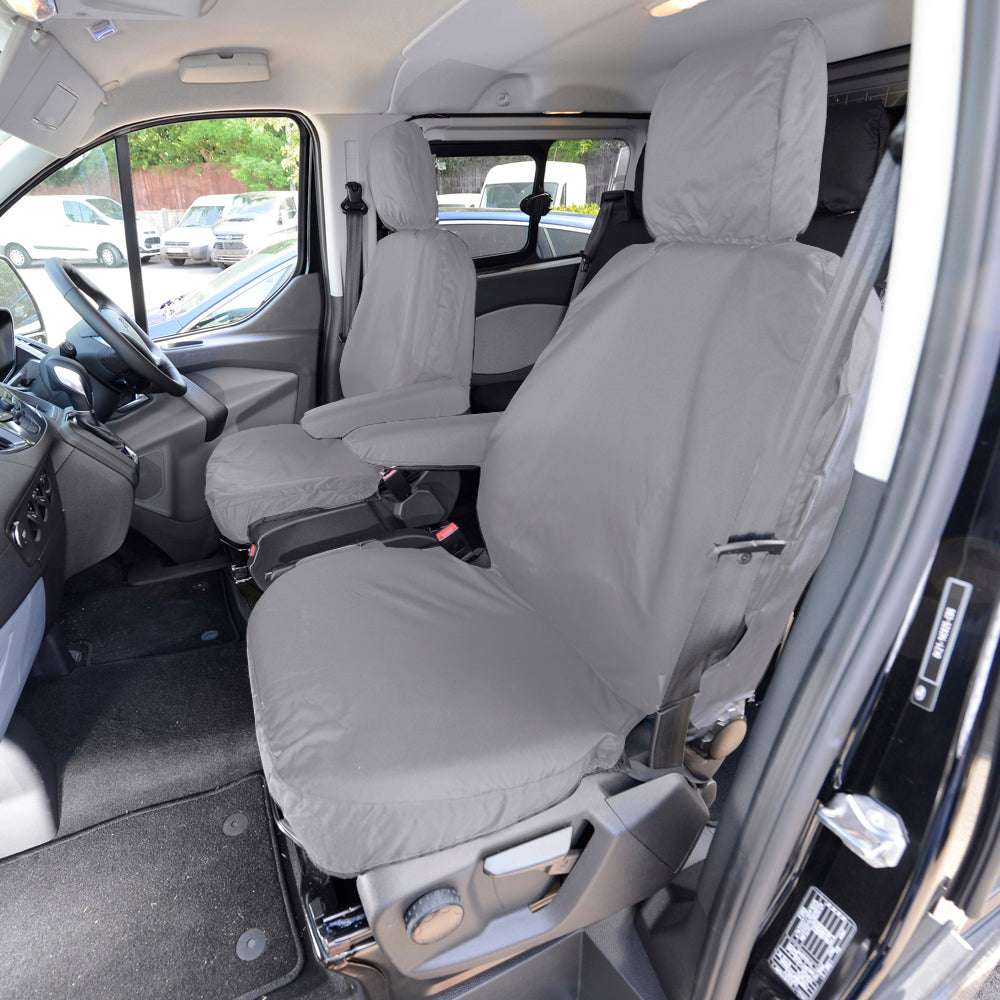 Ford Transit Van (Inc E-Transit) Tailored PU Seat Covers UK Custom Covers