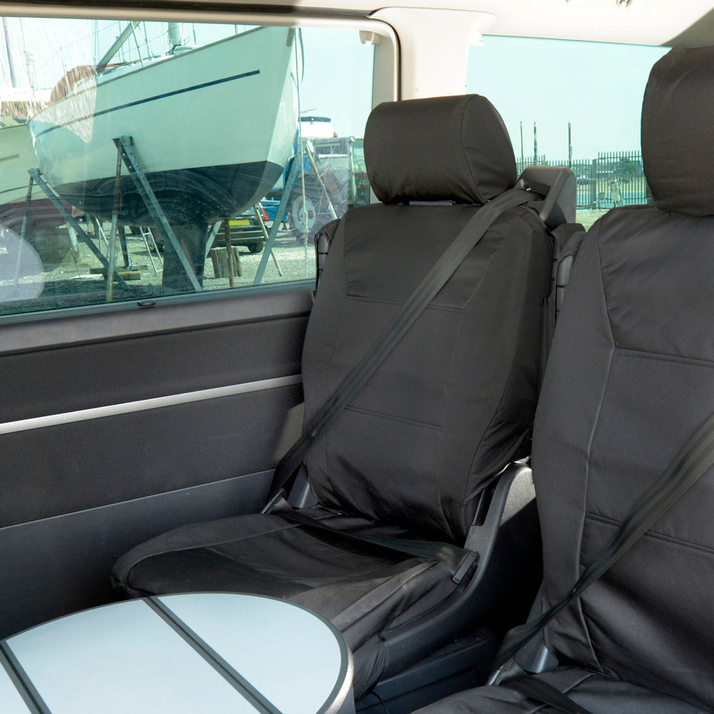 VW T6 / T6.1 Caravelle Tailored PU Seat Covers (2015 Onwards) - UK Custom Covers