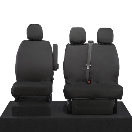 Renault Trafic Seat Covers Cotton-Backed PU UK Custom Covers