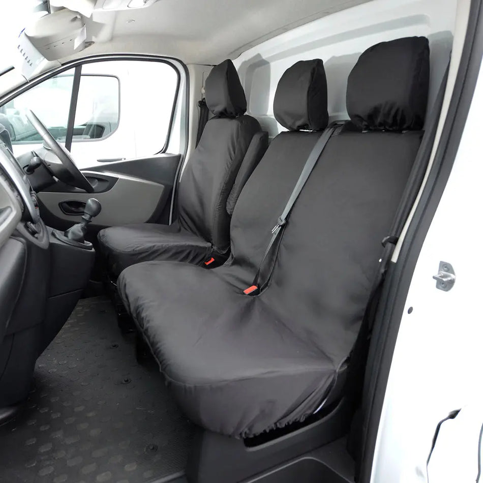 Fits Nissan NV300 Tailored PU Seat Covers (2016-2022) - UK Custom Covers