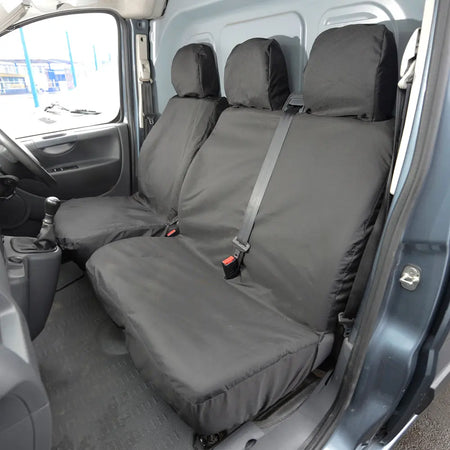 Citroen Dispatch Seat Covers Cotton-Backed PU 2007+ UK Custom Covers