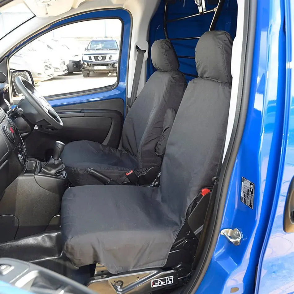 Fiat Fiorino Tailored PU Front Seat Covers (2008 Onwards) - UK Custom Covers